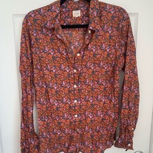 Jcrew floral button up